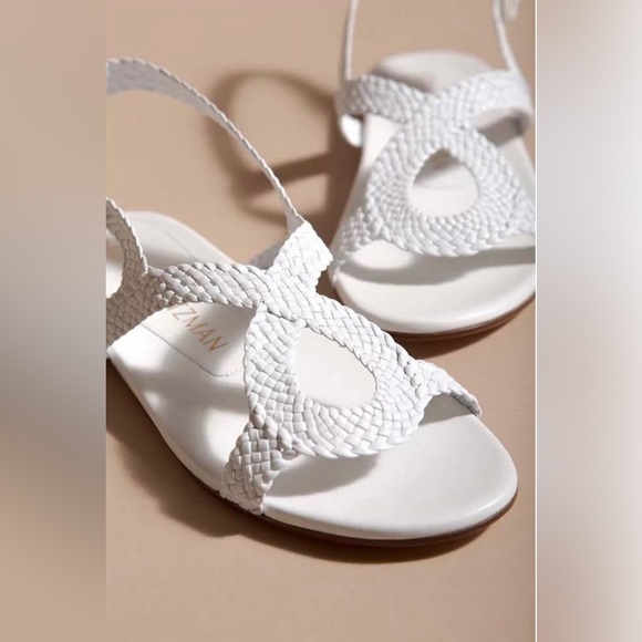 Stuart Weitzman Teodora Braided Slingback Sandal Size 5.5 - Picture 2 of 6